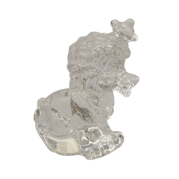 Princess House Crystal Treasures Lester Lion Figurine Rocking King of the Jungle - Picture 1 of 7